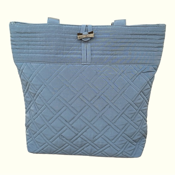 Vera Bradley Handbags - Vera Bradley Handbag Tote Gray  Quilted Microfiber Catch All Travel